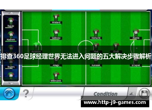 排查360足球经理世界无法进入问题的五大解决步骤解析 排查360足球经理世界无法进入问题的五大解决步骤解析